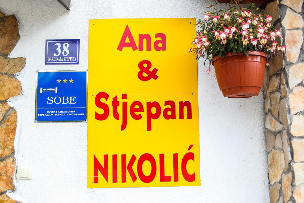 Međugorje Ana Stjepan Nikolic - Pilgrim'S 2Nd Home מראה חיצוני תמונה